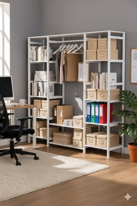 Armario aberto de bambu