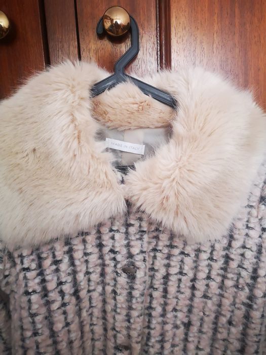 Casaco Lã com pêlo