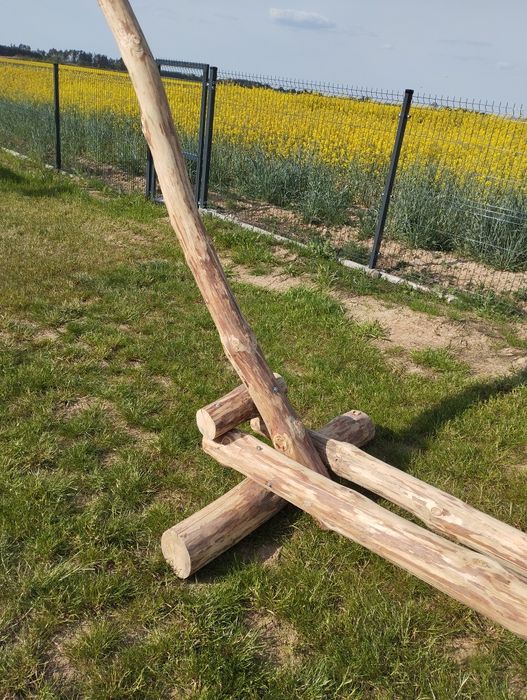 Hamak ogrodowy pomalowany