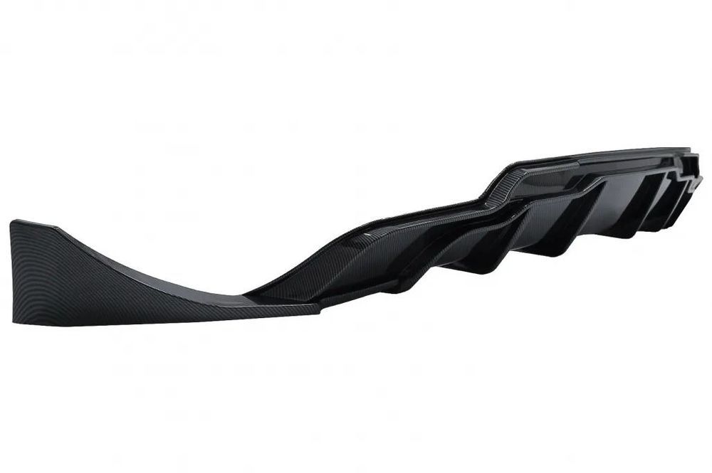 Conjunto Tesla Model 3 Spoiler, Aileron, Laminas e Difusor em Banho