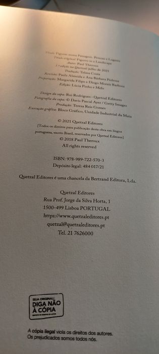 Figuras numa Paisagem - Paul Theroux