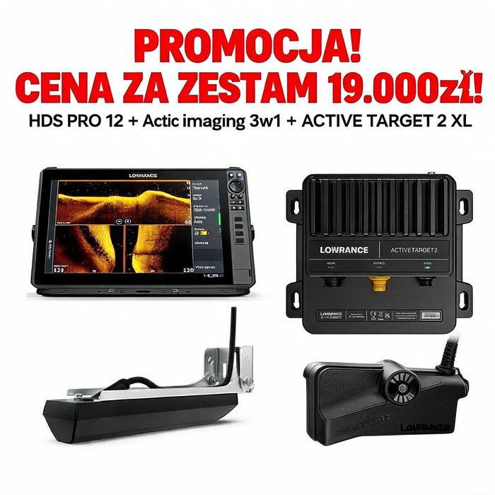 ZESTAW Ploter HDS 12 Pro + Activ Target XL + Active Imaging 3w1
