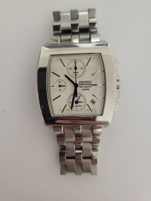Seiko Presage Chronograph Alarm 100M | Оригинал | Япония | Сталь