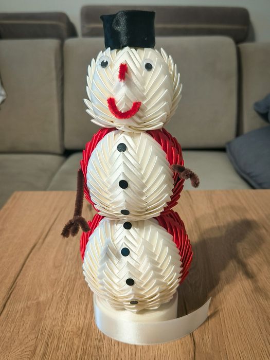 Ręcznie robiony bałwanek