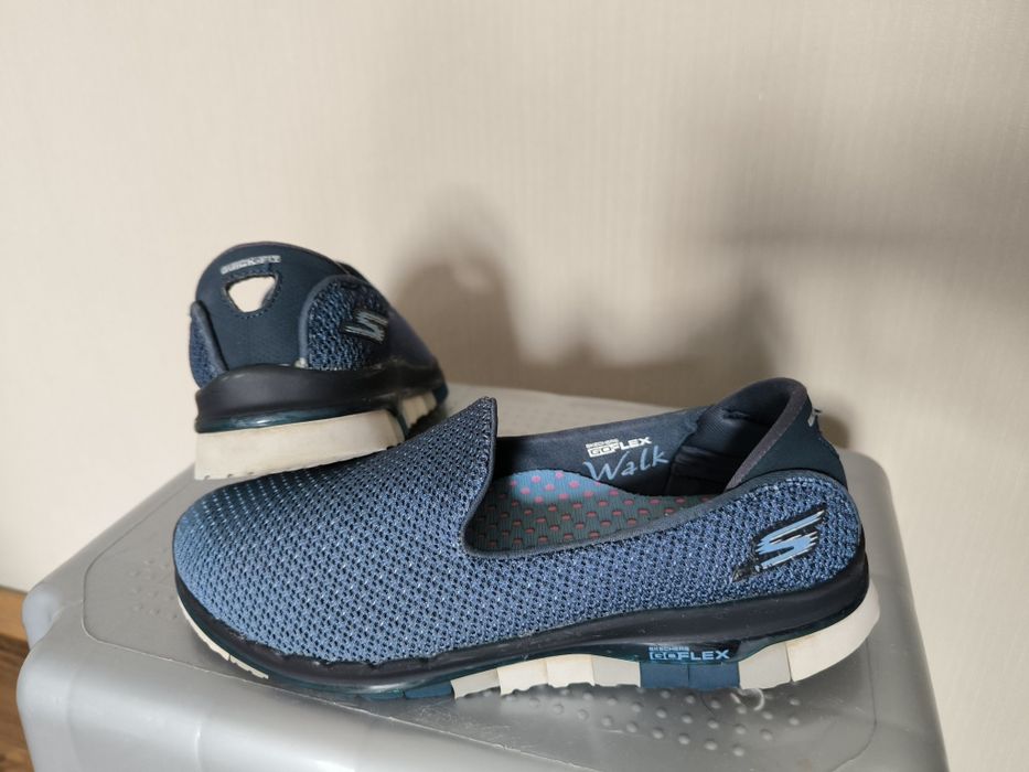 Skechers Go Flex Walk EU 36 buty damskie letnie lekkie trainers granatowe
