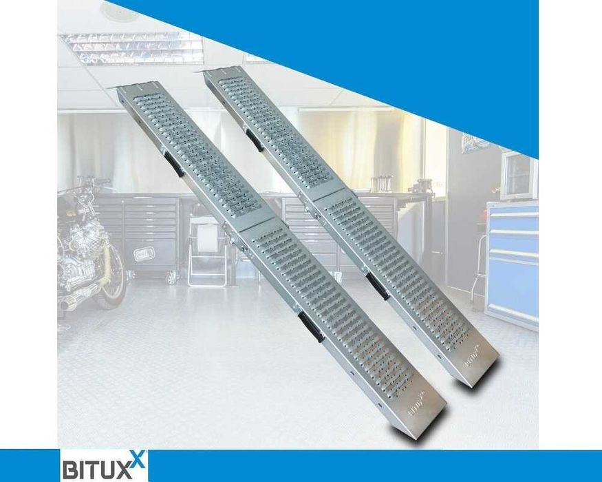 STALOWA SKŁADANA rampa najazd podjazd do 400 kg ( 2x200 kg ) dł. 1,8 m