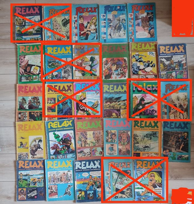 Zestaw komiksów komiks relax Thorgal Kajtek i koko  Klasyka