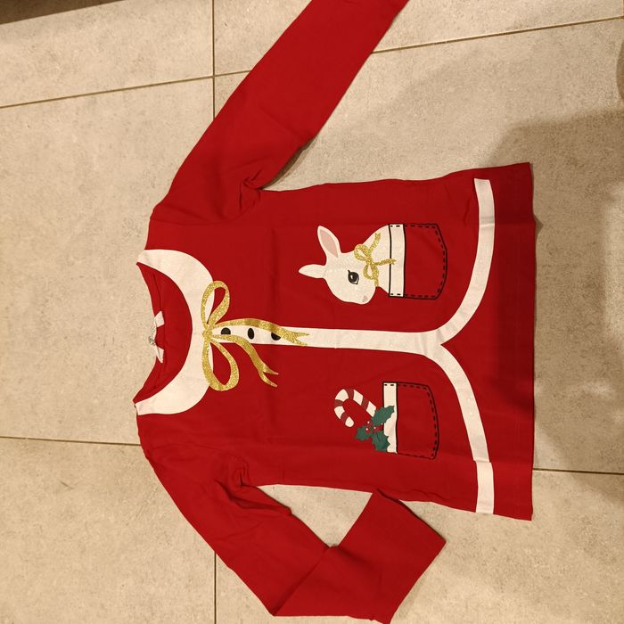 Bluzeczka H&M 122/128 Boże Narodzenie