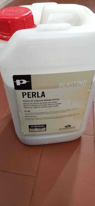 Perla 50 micras para jato de areia 4.5kg protese dentaria 3 uni.