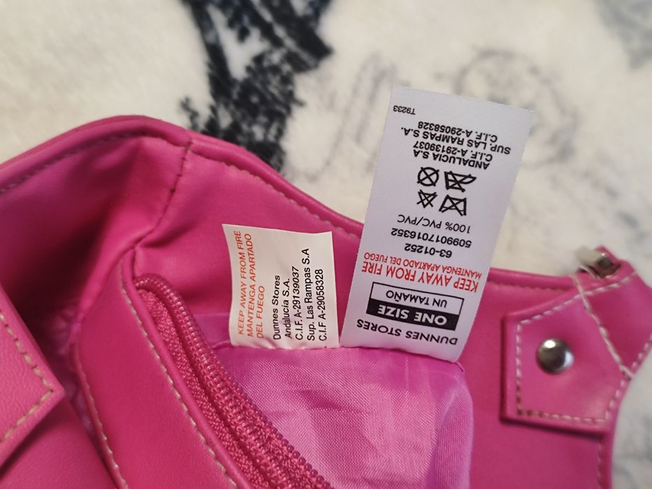 Рожева сумка Dunnes stores