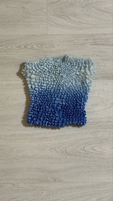 Жатий рельєфний еластичний топ