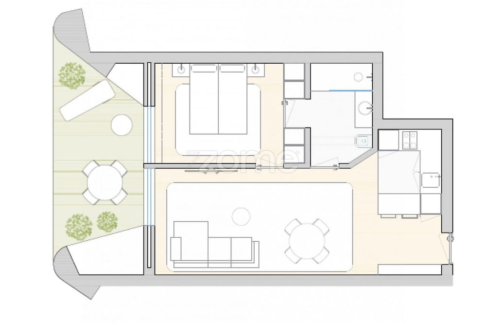 Apartamento T1 em Caldelas, Guimarães