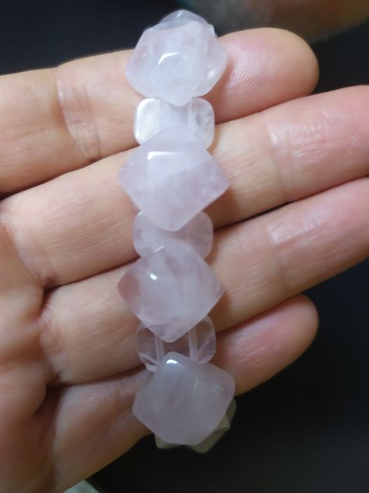 Браслет Розовый Кварц