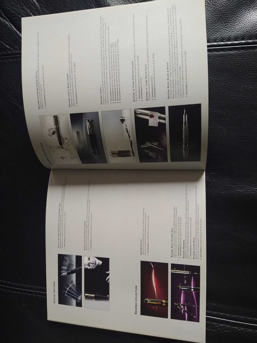 Livro catálogo Montblanc "Expressions", a cultura de escrever