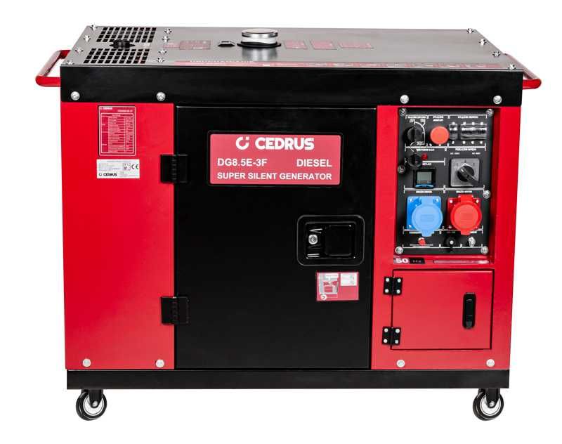 Agregat prądotwórczy 8.5kW DIESEL Cedrus CEDDG8.5E-3F MARCINKOWSCY DOSTĘPNY!