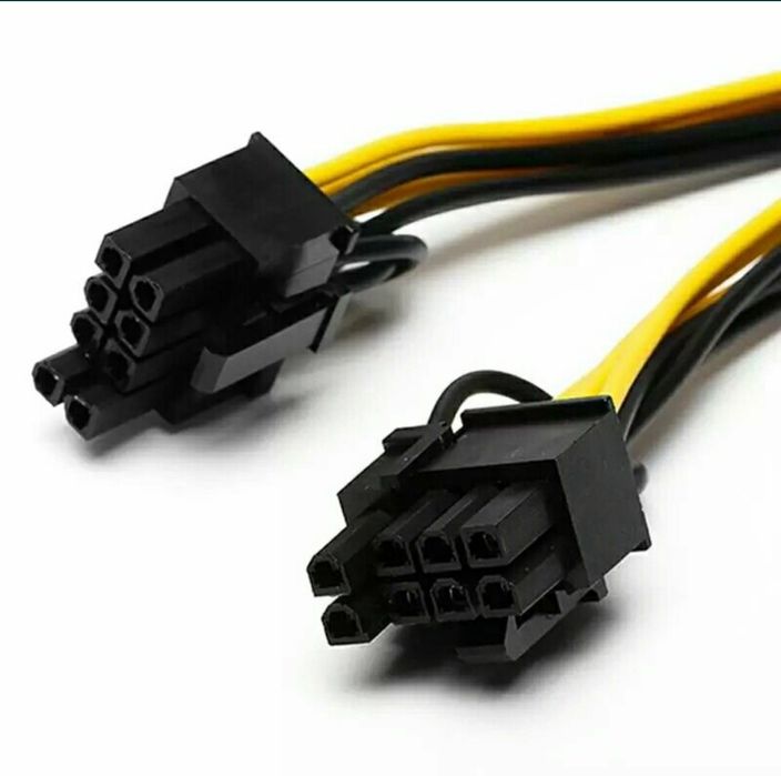 Переходник GPU (для видео карт) 8 пин на 2*8 (2+6) пин