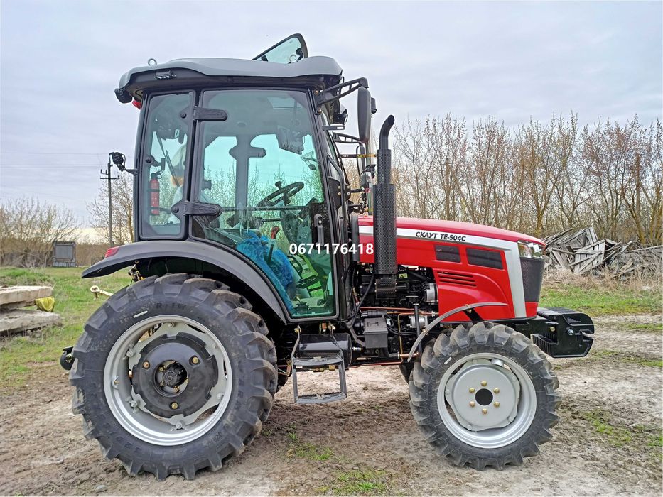 Мінітрактор Скаут TE-504C A/C (з кондиціонером)(оновлений) Доставка безкоштовна без передоплат привозимо під самий двір гарантія сервіс