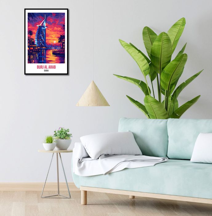 Plakat 40x60cm Burj Al Arab, Dubai