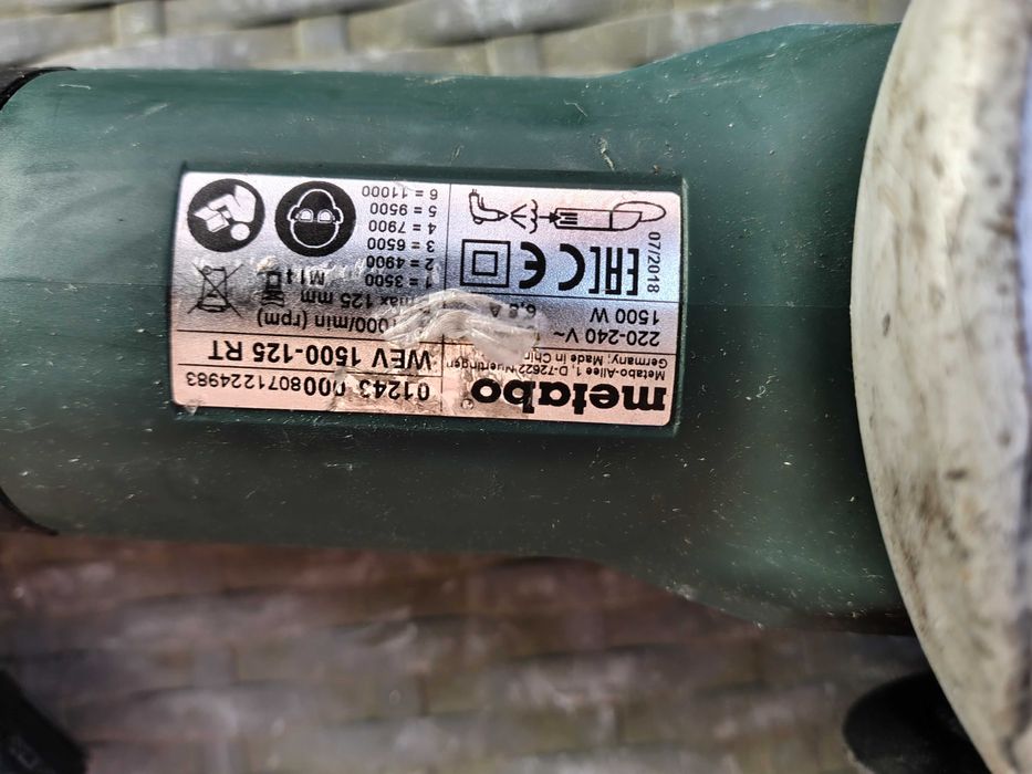 Szlifierka kątowa Metabo wev 1500
