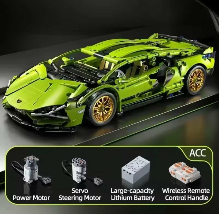 Конструктор 1в1 Lego Technic Lamborghini Sian с Управлением 1280+ шт