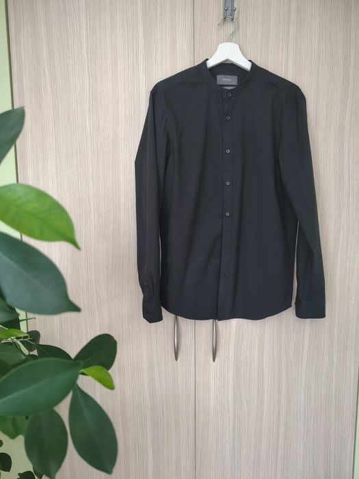 Koszula męska czarna super slim fit marki Reserved rozmiar 42 M