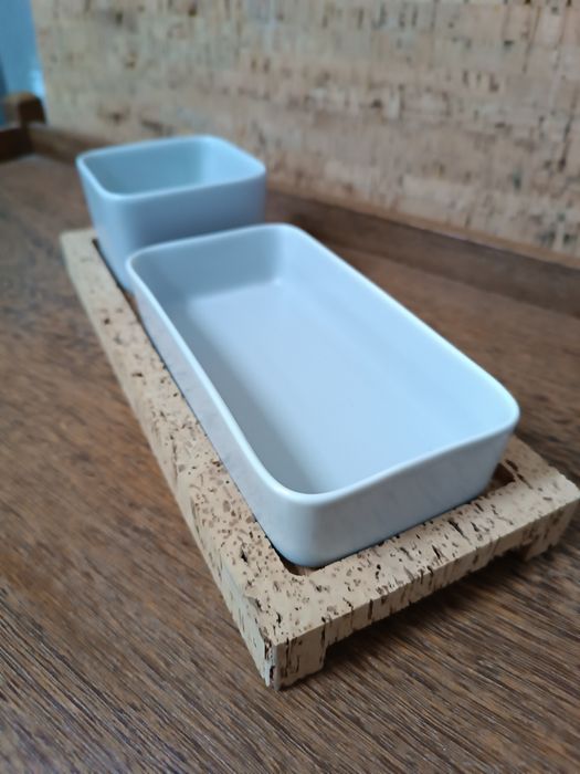 Conjunto cinza para cozinha com base de cortiça437356888494581761