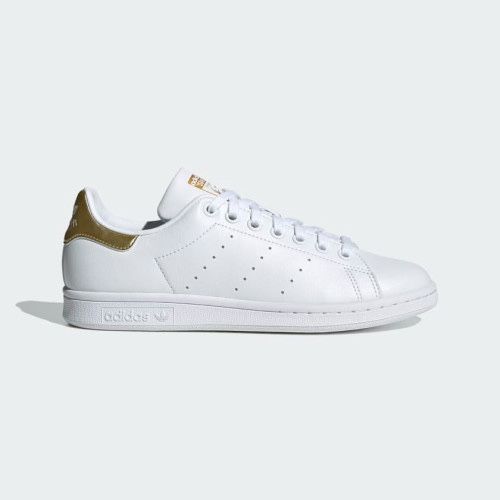 Кросівки кеди білі нові оригінал жіночі Stan Smith adidas new золотим