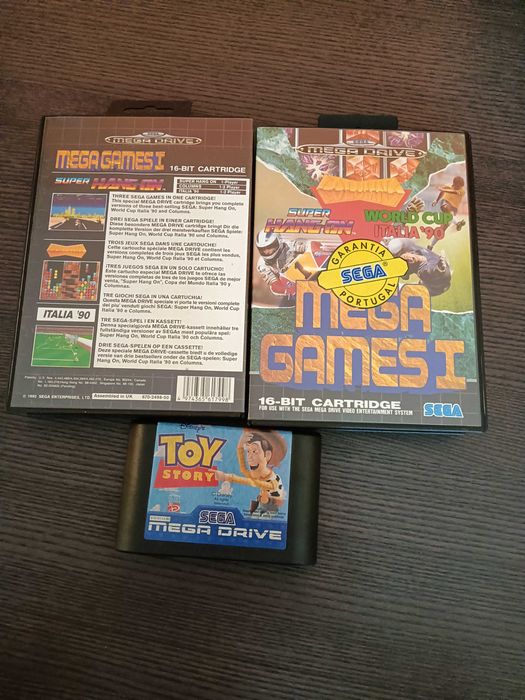 Mega Drive Game Mega Games I and Mega Drive Game Toy Story64284540811779122