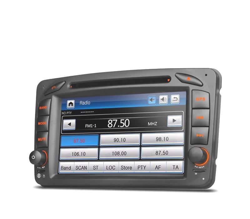 AUTO RADIO GPS PARA MERCEDES CLASSE A C CLK USB GPS TACTIL HD 7"