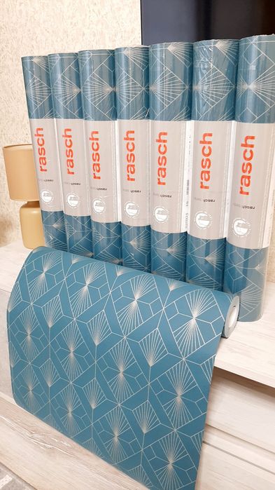 Обои RASCH. Made in Germany. Виниловые на флизе, моющиеся. Не дорого.