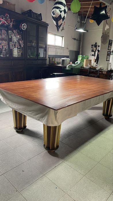 Mesa de Bilhar Profissional em Ardósia 8 Pés (2,32m) – Como Nova