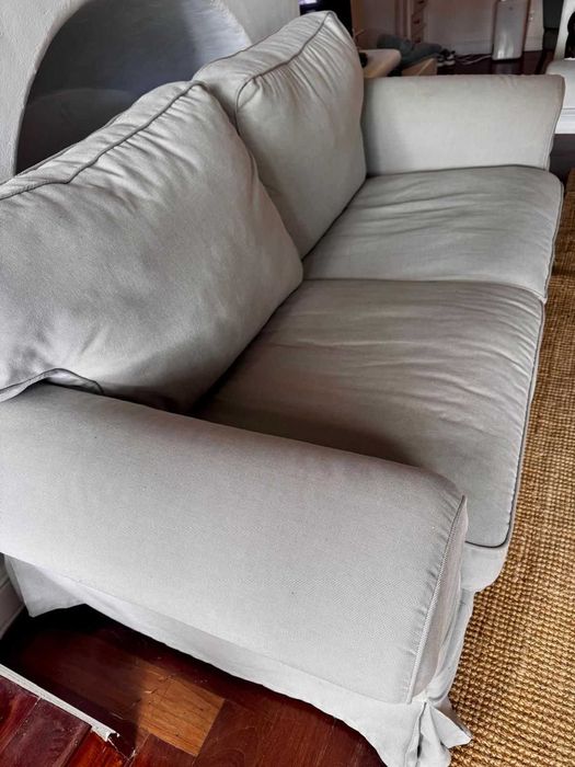 Sofa IKEA Ektorp 2 lugares - Beige Cor - Bom Estado - Cascais — 80€