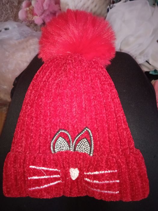 Шапка,шапочка,кіця,Зимова