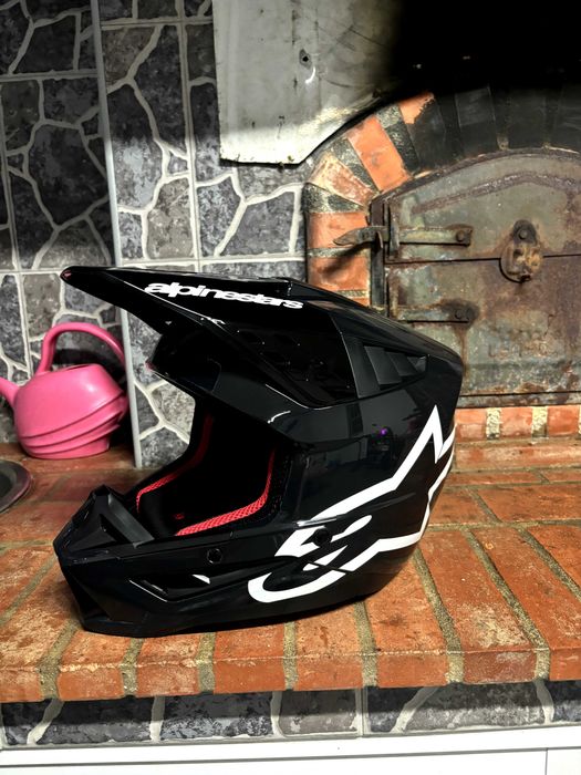 Capacete Motocross Alpinestars SM5 (NUNCA USADO!)