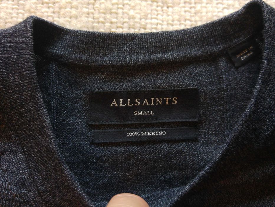 Sweter męski wełna merino ALL SAINTS