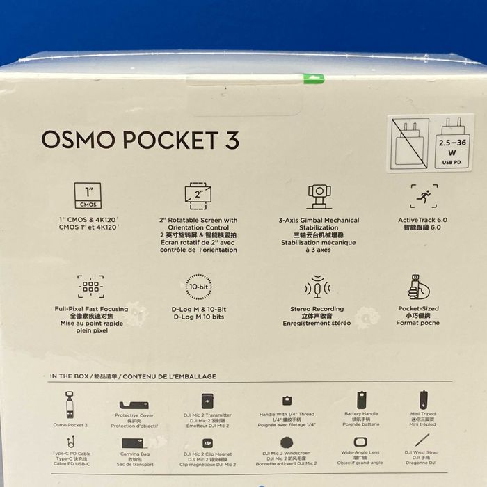 DJI Osmo Pocket 3 Creator Combo (SELADO - 3 ANOS DE GARANTIA)