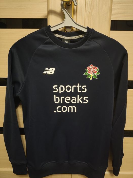 Світшот New Balance England Rugby M оригінал темно-синій