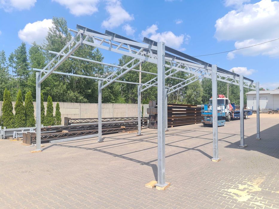 Wiata,     8m szerokości, 15m długości, 4m wysokości,        NOWA !!!