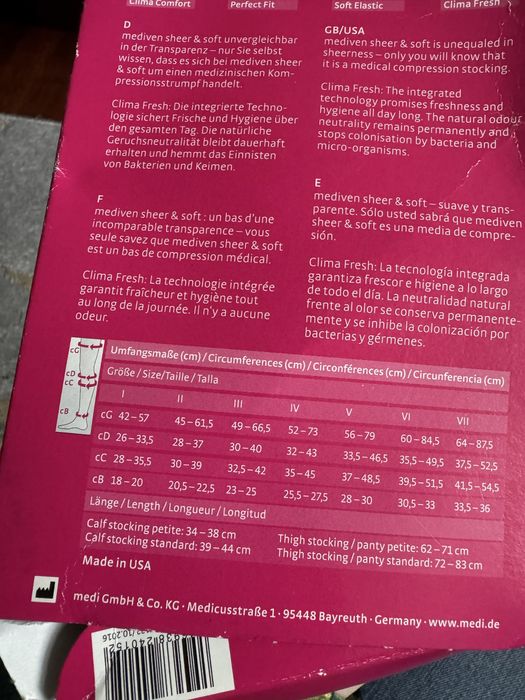 Mediven sheer soft podkolanowki uciskowe 3