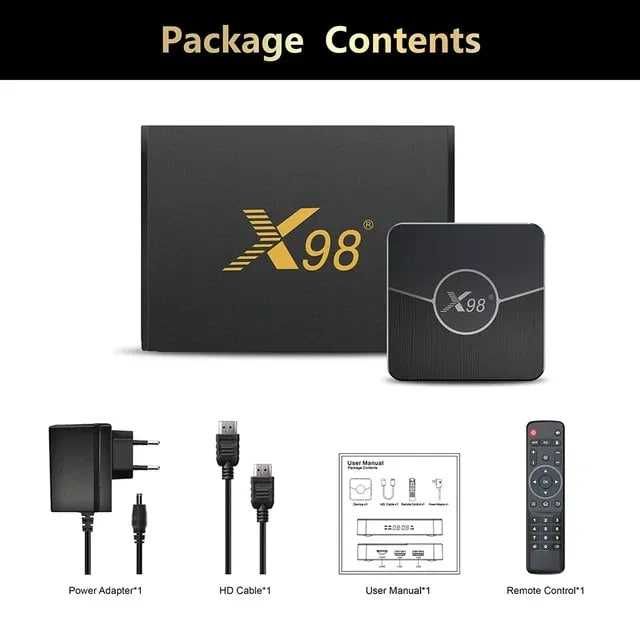 Box Android 11 X98 Plus 4Gb+32Gb Amlogic S905W2 AV164729625242113121