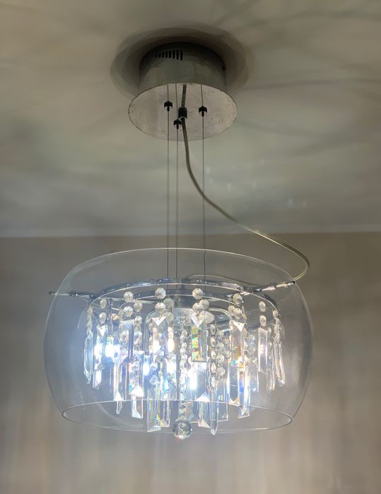 Wisząca lampa Italux Crystal Ring Md76038A