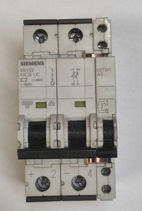 SIEMENS 5SY52 MCB UC C2|C3|C6 Автоматический выключатель