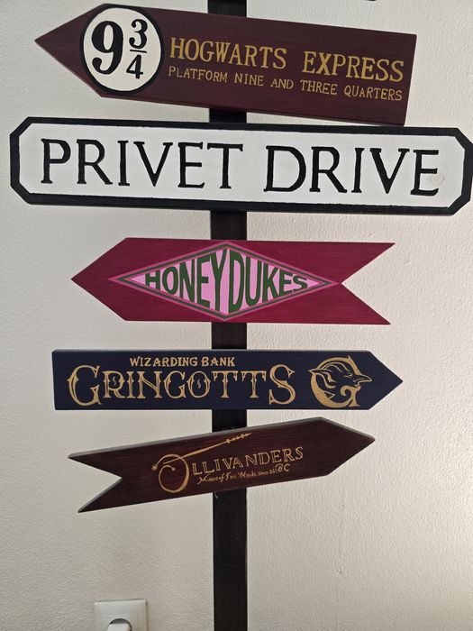 Placas Harry Potter