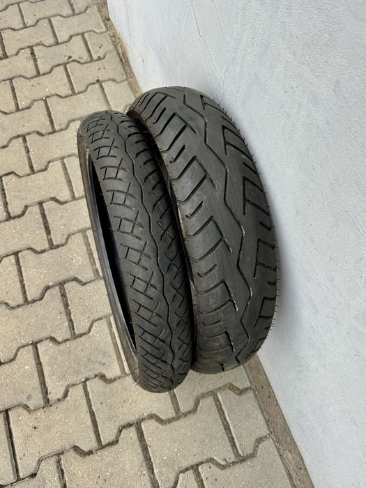 NOWE Brigdstone Battlax BT46 100/80 i 130/70 komplet opon motocykl Honda CBR 125 Yamaha YZF R125 michelin pirelli continetal dunlop opona przód tył