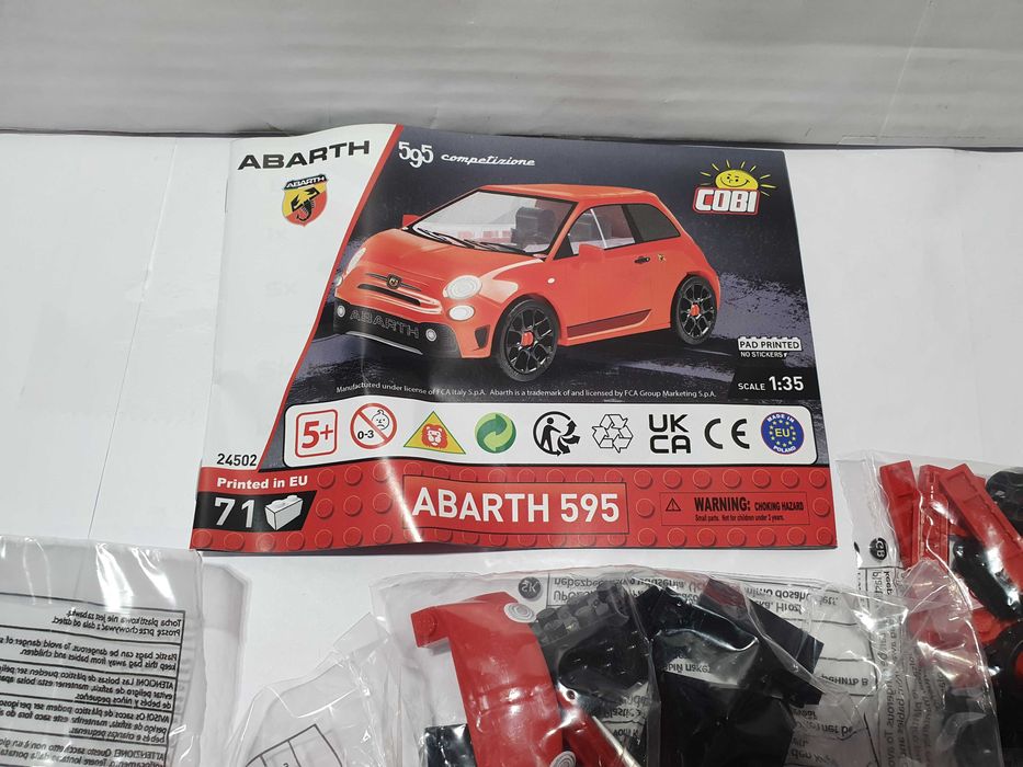 Klocki COBI 24502 ABARTH 595 Competizione samochod auto Nowe Fiat