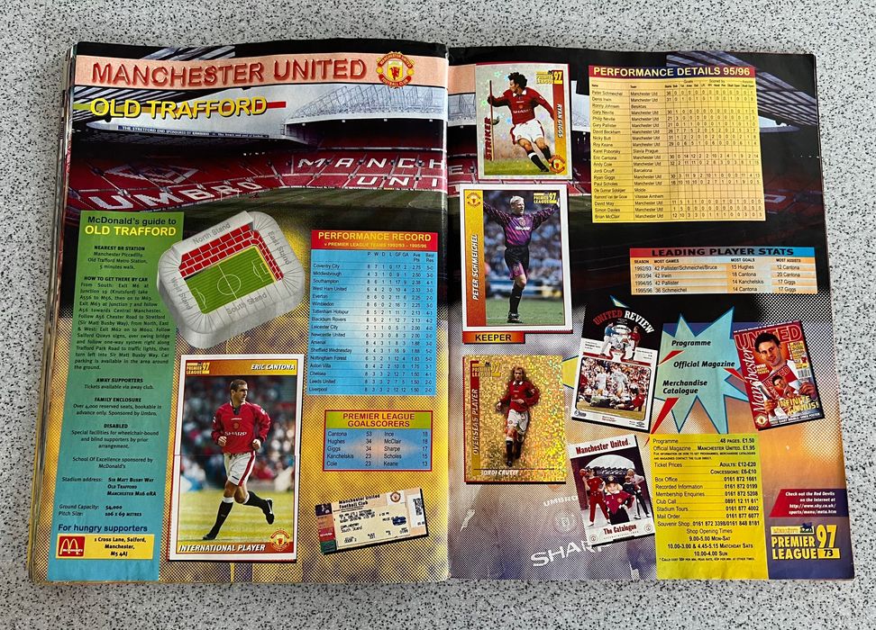 Panini Premier League 1997 полный альбом