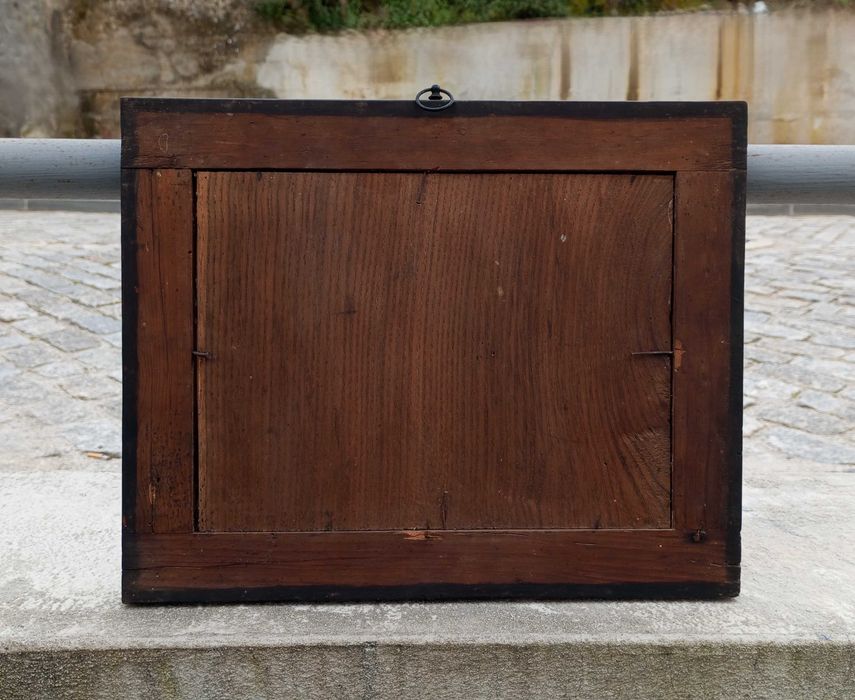 Antigo quadro com gravura de S. Torcato "Martyr Arcebispo de Braga"
