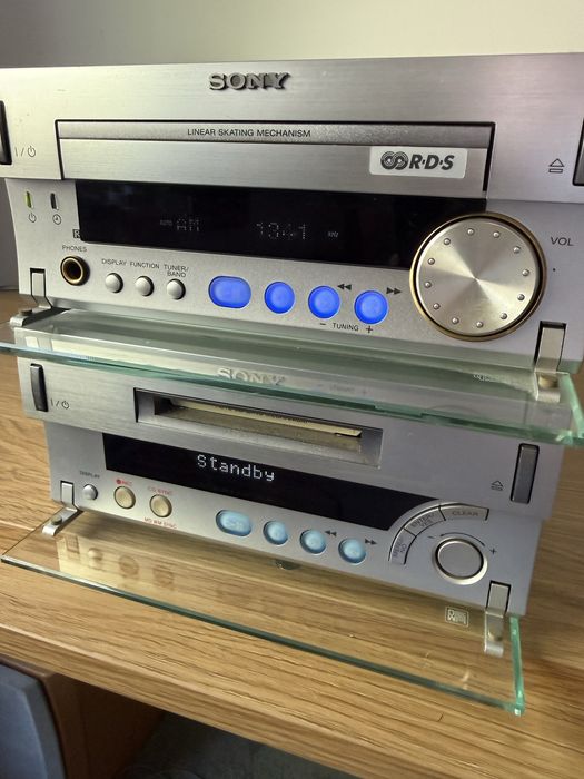 Aparelhagem SONY CD MD Radio Aux MDS-SD1