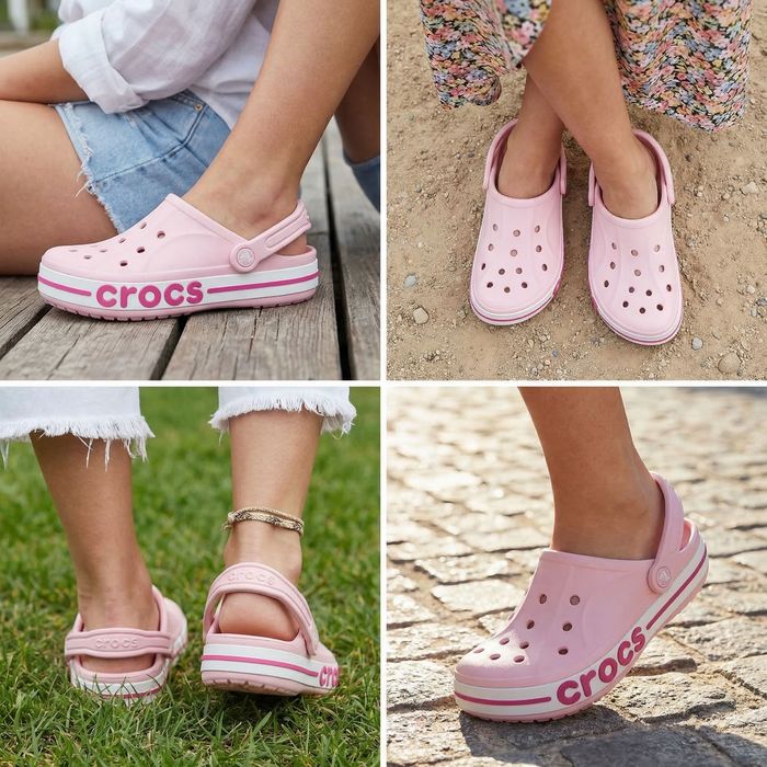 Оригінал Crocs жіночі Сабо Bayband Lime крокси 36-44 унісекс