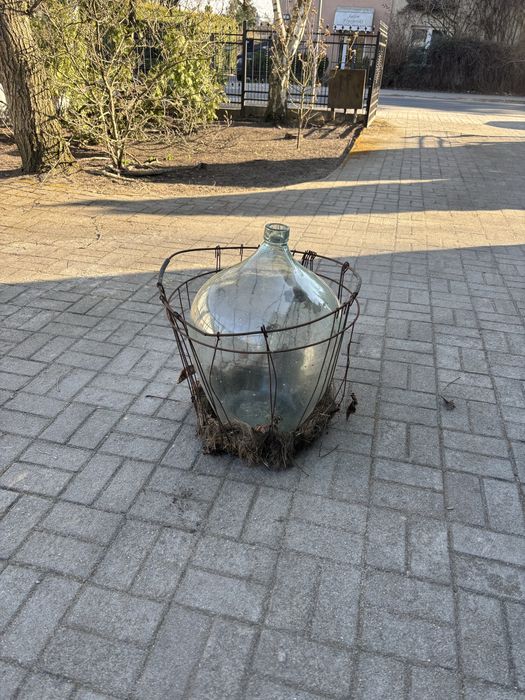 Gąsior 40–50 L z koszykiem – duża butla do wina